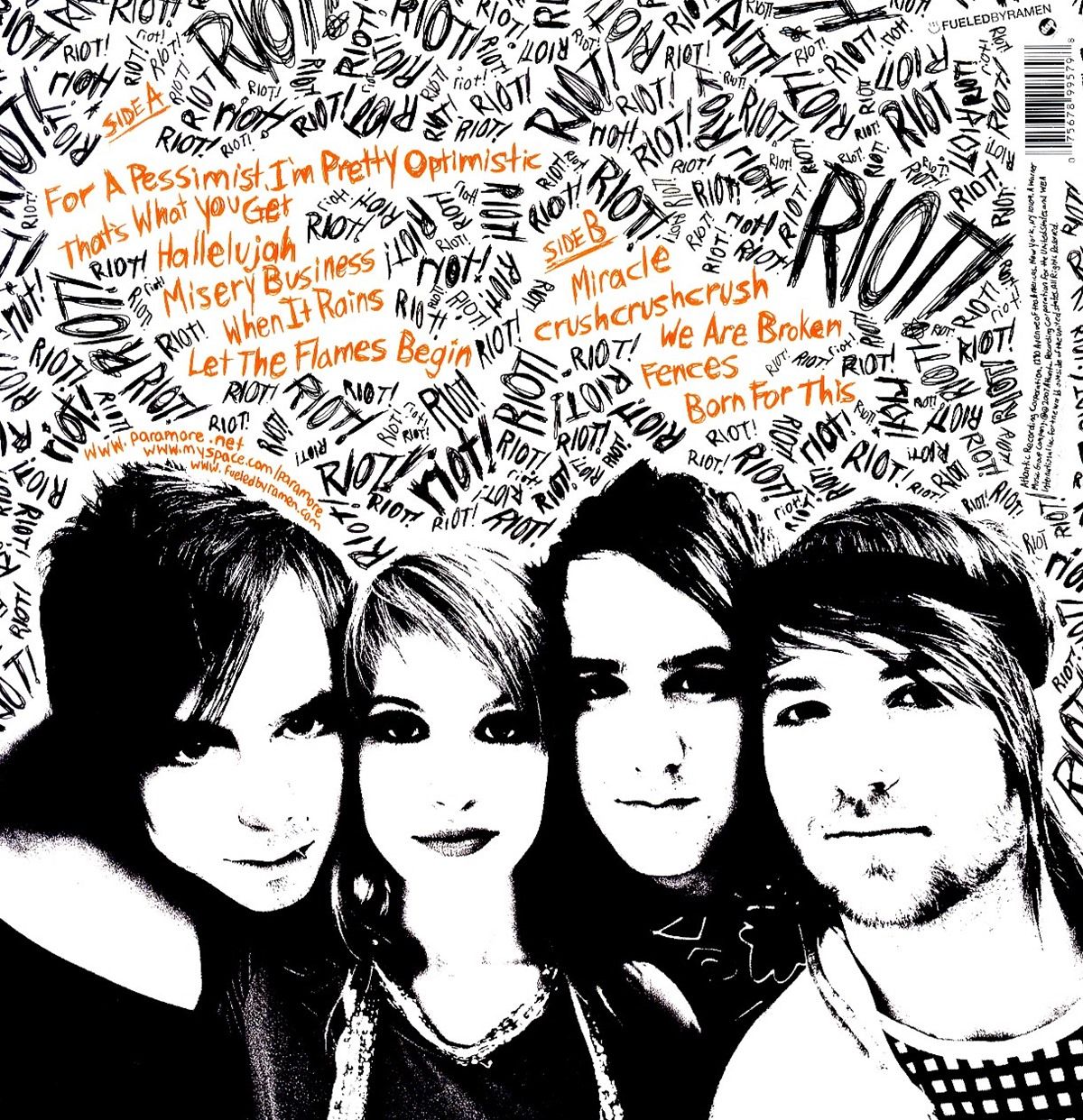 Paramore - Riot! - LP - Atlantic – Bild 2