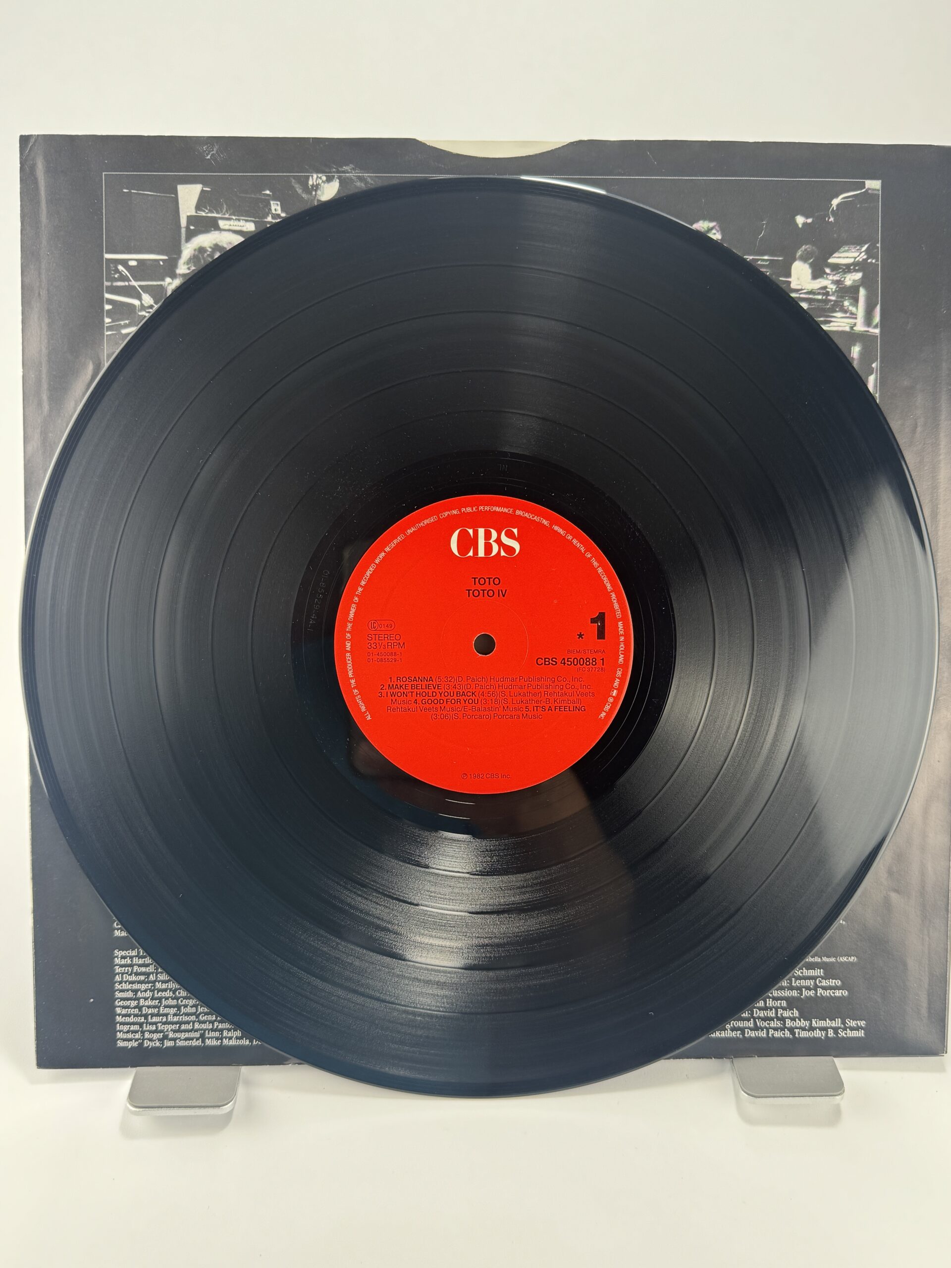 Toto – Toto IV Schallplatte, Vinyl Seite 1