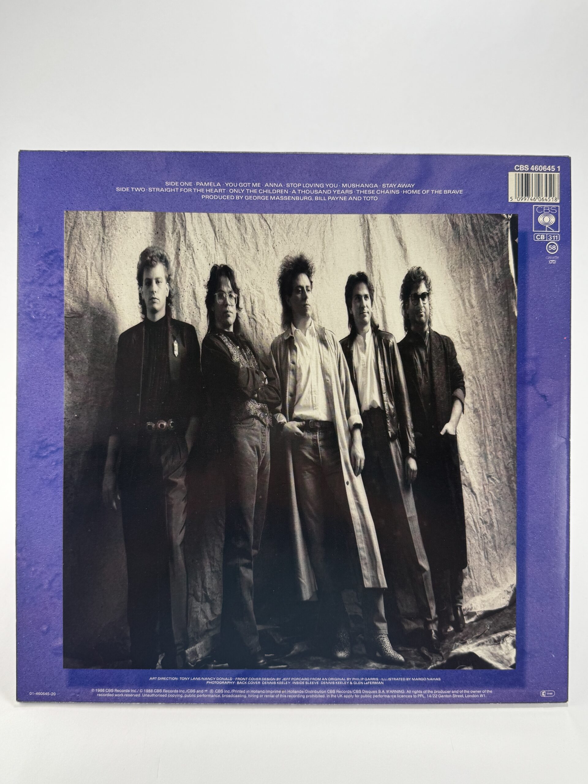 Toto – The Seventh One Vinyl LP (1988, Pre-Loved) – Bild 2