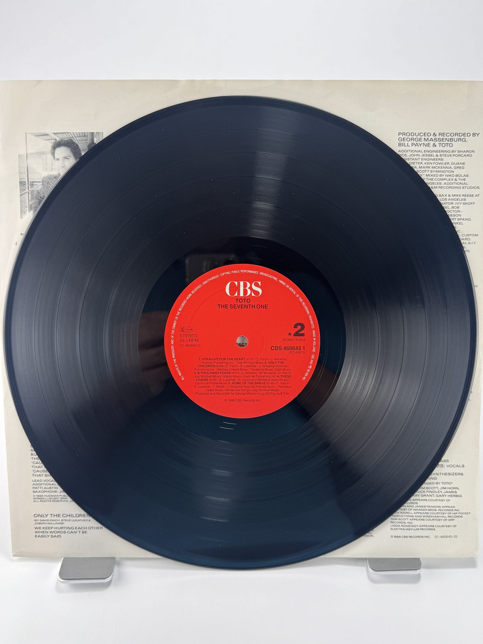 Toto – The Seventh One Schallplatte, Vinyl Seite 2