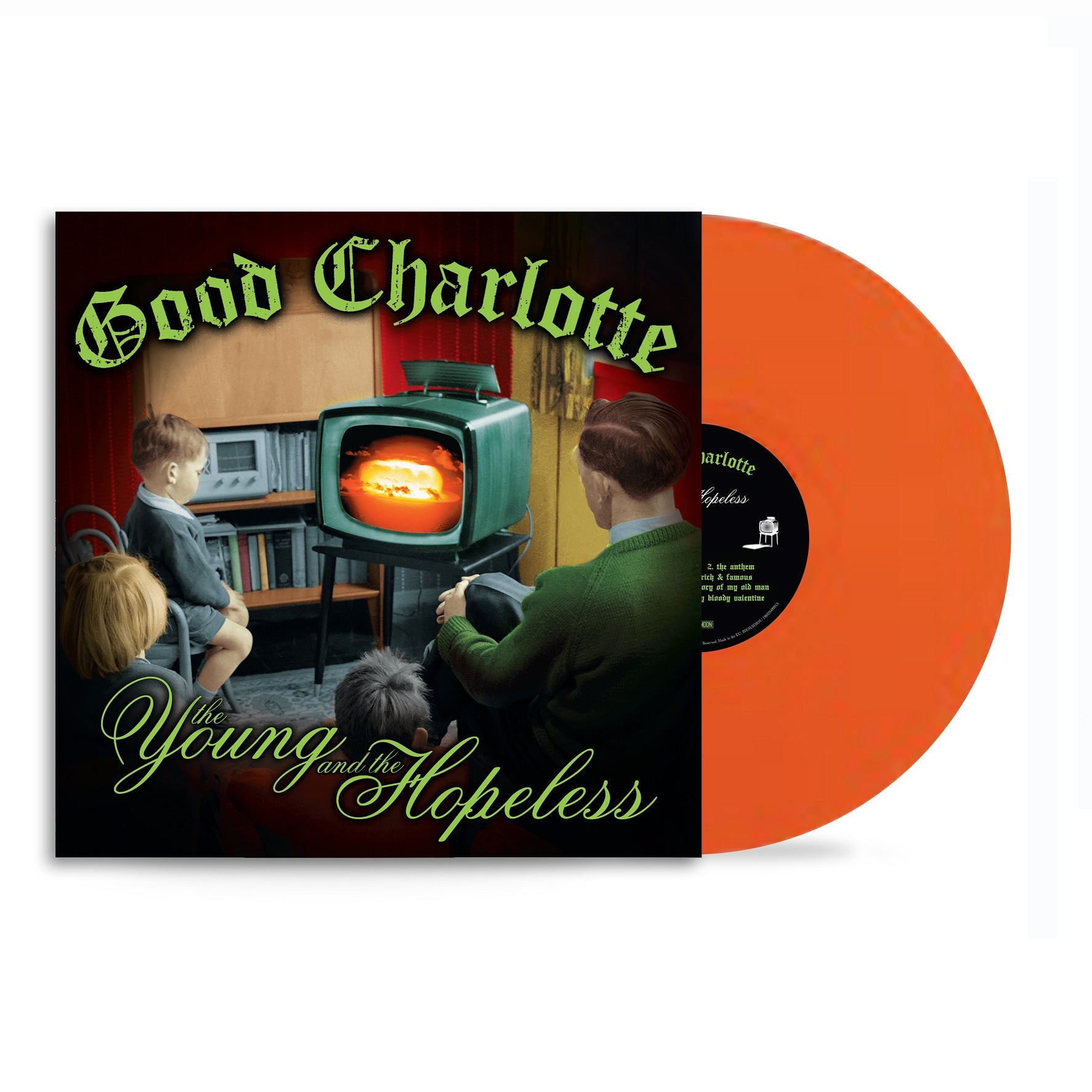 Good Charlotte - The Young and the Hopeless - Nuclear Orange Vinyl - LP